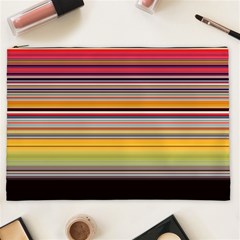 Neopolitan Horizontal Lines Strokes Cosmetic Bag (xxl) by Bangk1t