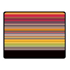 Neopolitan Horizontal Lines Strokes Two Sides Fleece Blanket (small) by Bangk1t