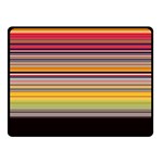 Neopolitan Horizontal Lines Strokes Two Sides Fleece Blanket (Small) 45 x34  Blanket Back