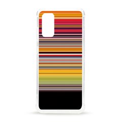 Neopolitan Horizontal Lines Strokes Samsung Galaxy S20 6 2 Inch Tpu Uv Case by Bangk1t