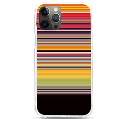 Neopolitan Horizontal Lines Strokes Iphone 12 Pro Max Tpu Uv Print Case by Bangk1t