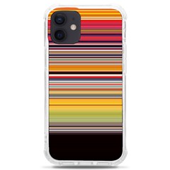 Neopolitan Horizontal Lines Strokes Iphone 12 Mini Tpu Uv Print Case	