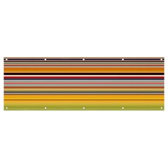 Neopolitan Horizontal Lines Strokes Banner And Sign 12  X 4  by Bangk1t