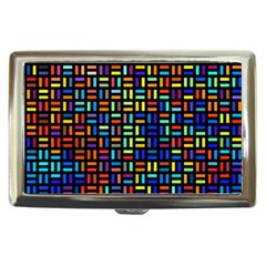 Geometric Colorful Square Rectangle Cigarette Money Case by Bangk1t