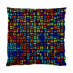 Geometric Colorful Square Rectangle Standard Cushion Case (one Side)