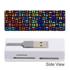 Geometric Colorful Square Rectangle Memory Card Reader (stick)