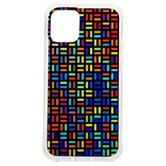 Geometric Colorful Square Rectangle Iphone 12 Mini Tpu Uv Print Case	 by Bangk1t