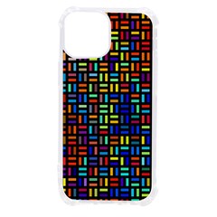 Geometric Colorful Square Rectangle Iphone 13 Mini Tpu Uv Print Case