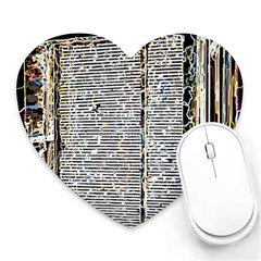 Manuscript Lost Pages Lost History Heart Mousepad by Bangk1t