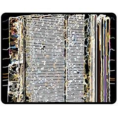 Manuscript Lost Pages Lost History Two Sides Fleece Blanket (medium)