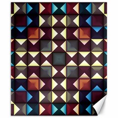 Symmetry Geometric Pattern Texture Canvas 20  X 24 