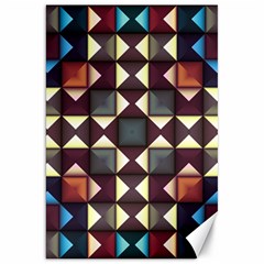 Symmetry Geometric Pattern Texture Canvas 20  X 30 