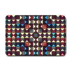 Symmetry Geometric Pattern Texture Small Doormat by Bangk1t