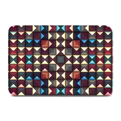 Symmetry Geometric Pattern Texture Plate Mats by Bangk1t