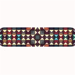 Symmetry Geometric Pattern Texture Large Bar Mat by Bangk1t