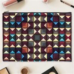 Symmetry Geometric Pattern Texture Cosmetic Bag (XXXL) Front