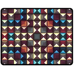 Symmetry Geometric Pattern Texture Two Sides Fleece Blanket (medium) by Bangk1t