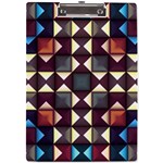 Symmetry Geometric Pattern Texture A4 Acrylic Clipboard Front