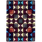 Symmetry Geometric Pattern Texture A4 Acrylic Clipboard Back