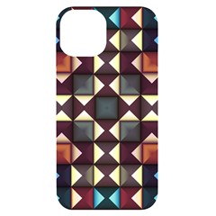 Symmetry Geometric Pattern Texture Iphone 14 Black Uv Print Case