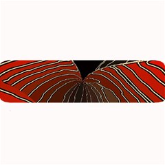 Red Gold Black Voracious Plant Leaf Large Bar Mat