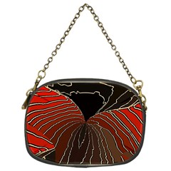 Red Gold Black Voracious Plant Leaf Chain Purse (one Side) by Bangk1t