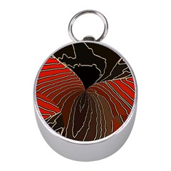 Red Gold Black Voracious Plant Leaf Mini Silver Compasses by Bangk1t