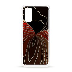 Red Gold Black Voracious Plant Leaf Samsung Galaxy S20 6 2 Inch Tpu Uv Case by Bangk1t