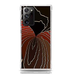 Red Gold Black Voracious Plant Leaf Samsung Galaxy Note 20 Ultra Tpu Uv Case by Bangk1t