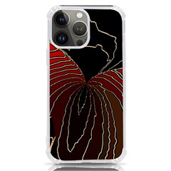 Red Gold Black Voracious Plant Leaf Iphone 13 Pro Max Tpu Uv Print Case by Bangk1t