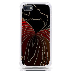 Red Gold Black Voracious Plant Leaf Iphone Se by Bangk1t