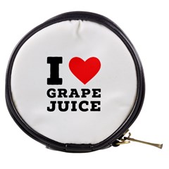 I Love Grape Juice Mini Makeup Bag by ilovewhateva