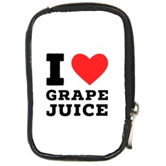 I Love Grape Juice Compact Camera Leather Case by ilovewhateva