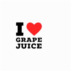 I Love Grape Juice Large Garden Flag (two Sides) by ilovewhateva