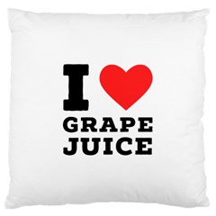 I Love Grape Juice Large Cushion Case (one Side) by ilovewhateva