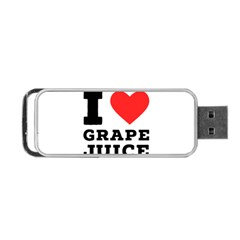 I Love Grape Juice Portable Usb Flash (one Side) by ilovewhateva