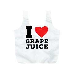 I Love Grape Juice Full Print Recycle Bag (s) by ilovewhateva