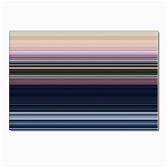 Horizontal Line Strokes Color Lines Postcards 5  x 7  (Pkg of 10)