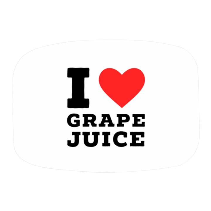 I love grape juice Mini Square Pill Box