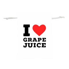 I Love Grape Juice Lightweight Drawstring Pouch (s) by ilovewhateva