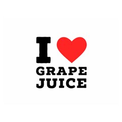 I Love Grape Juice Premium Plush Fleece Blanket (extra Small) by ilovewhateva