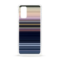 Horizontal Line Strokes Color Lines Samsung Galaxy S20 6.2 Inch TPU UV Case