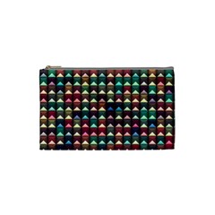 Diamond Geometric Square Design Pattern Cosmetic Bag (small) by Bangk1t