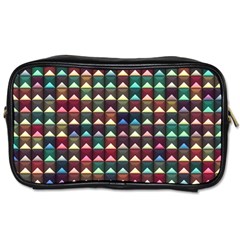 Diamond Geometric Square Design Pattern Toiletries Bag (one Side) by Bangk1t