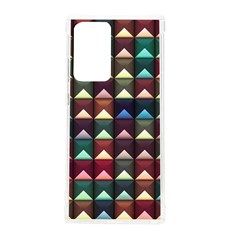 Diamond Geometric Square Design Pattern Samsung Galaxy Note 20 Ultra Tpu Uv Case by Bangk1t