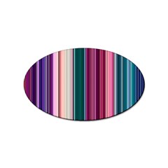 Vertical Line Color Lines Texture Sticker Oval (100 Pack)