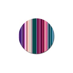 Vertical Line Color Lines Texture Golf Ball Marker by Bangk1t