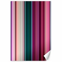 Vertical Line Color Lines Texture Canvas 20  X 30  by Bangk1t