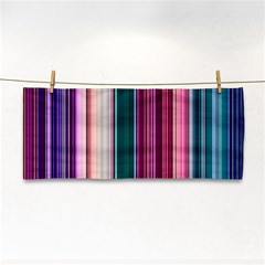 Vertical Line Color Lines Texture Hand Towel