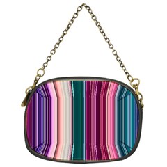 Vertical Line Color Lines Texture Chain Purse (one Side) by Bangk1t